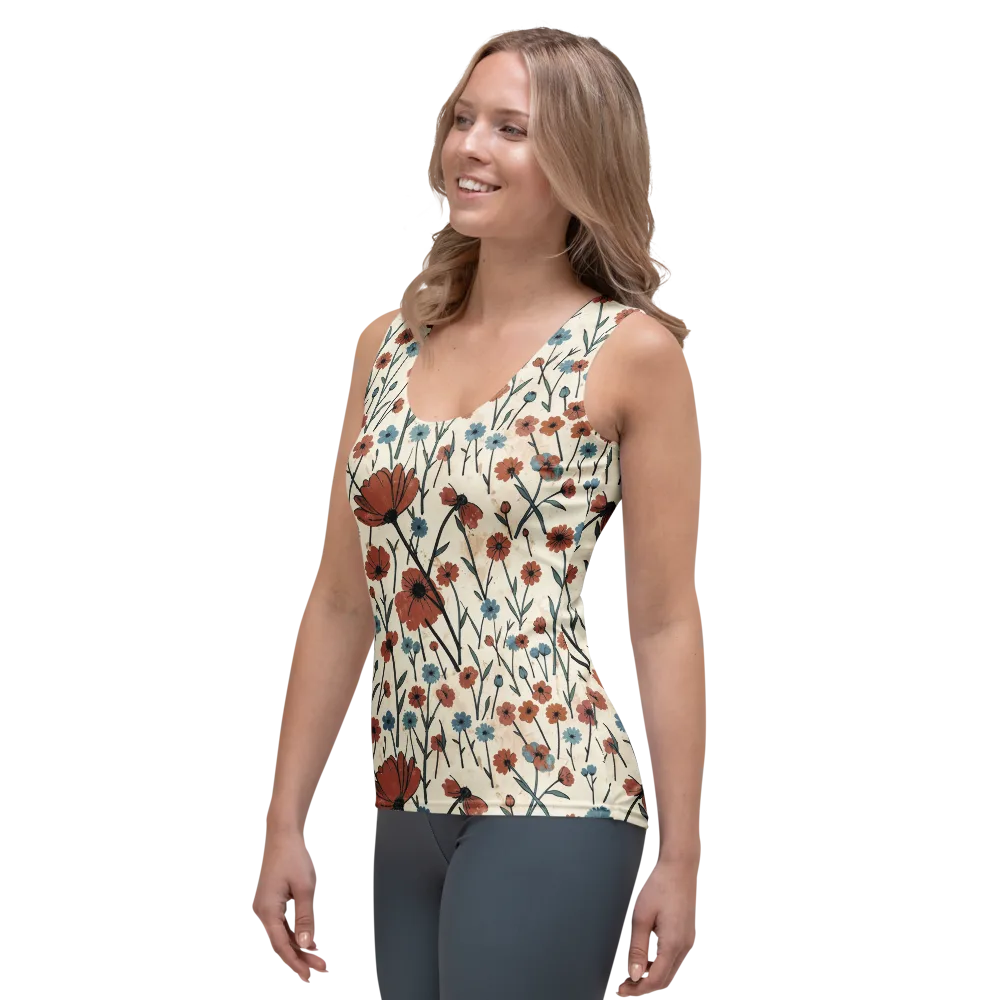 Bluebell Ember on Women's Tank Top — Left Front
