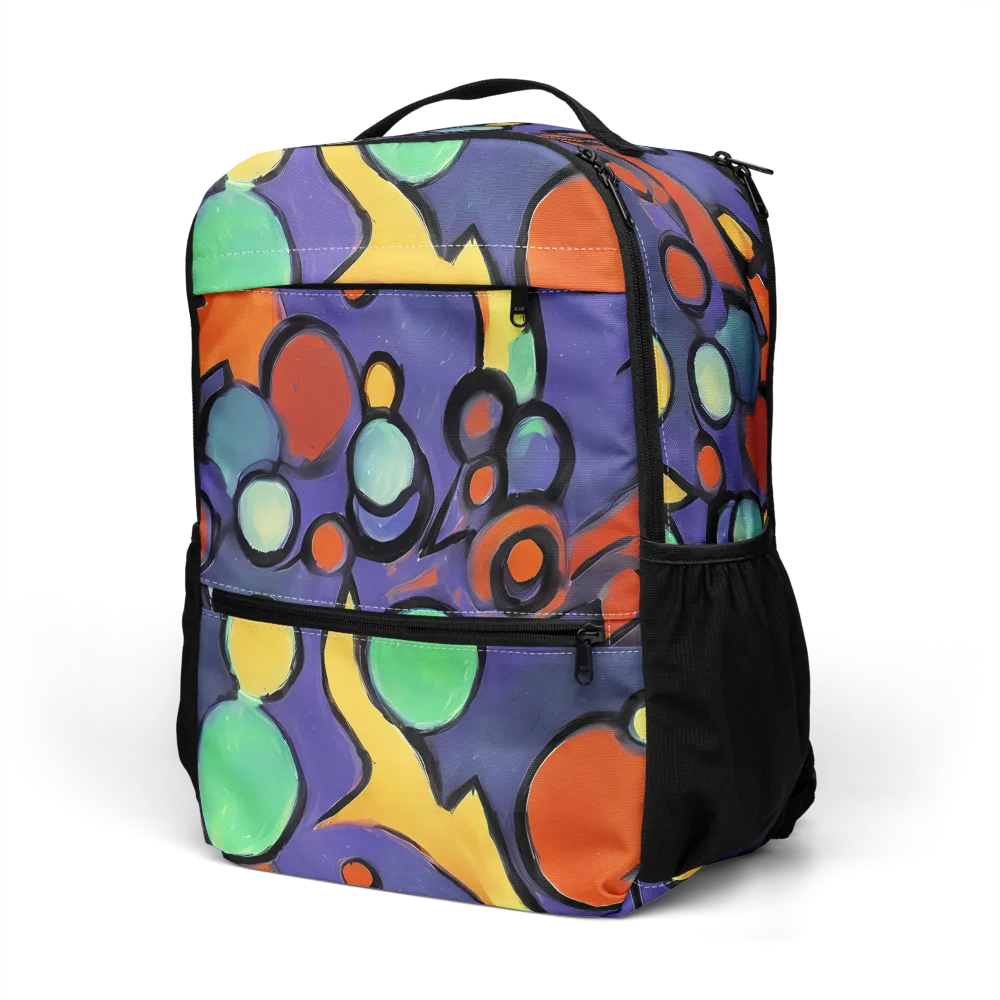 Cosmic Bubblegum on Utility Backpack — Left Front