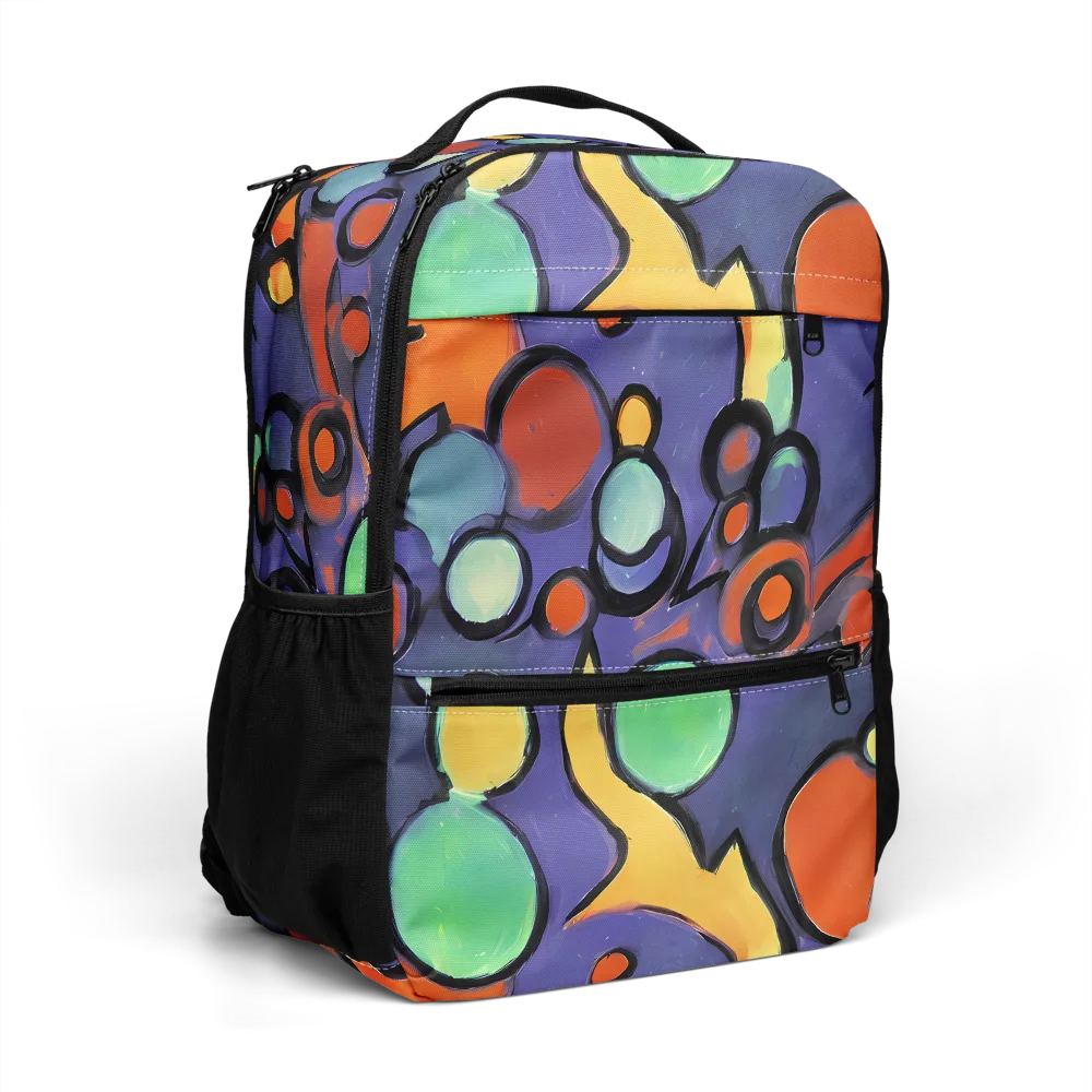 Cosmic Bubblegum on Utility Backpack — Right Front