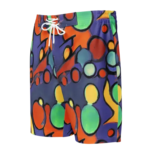 Cosmic Bubblegum on a Men's Board Shorts