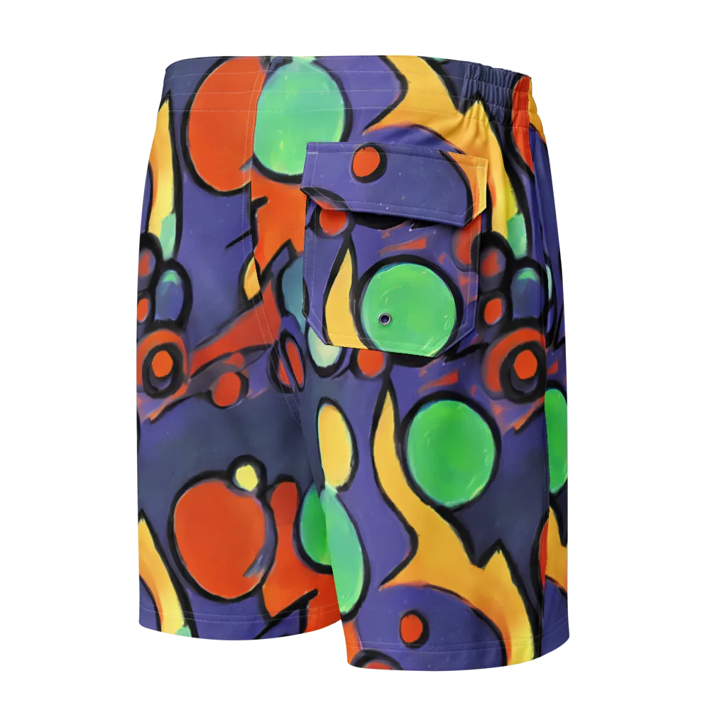 Cosmic Bubblegum on Men's Board Shorts — Back