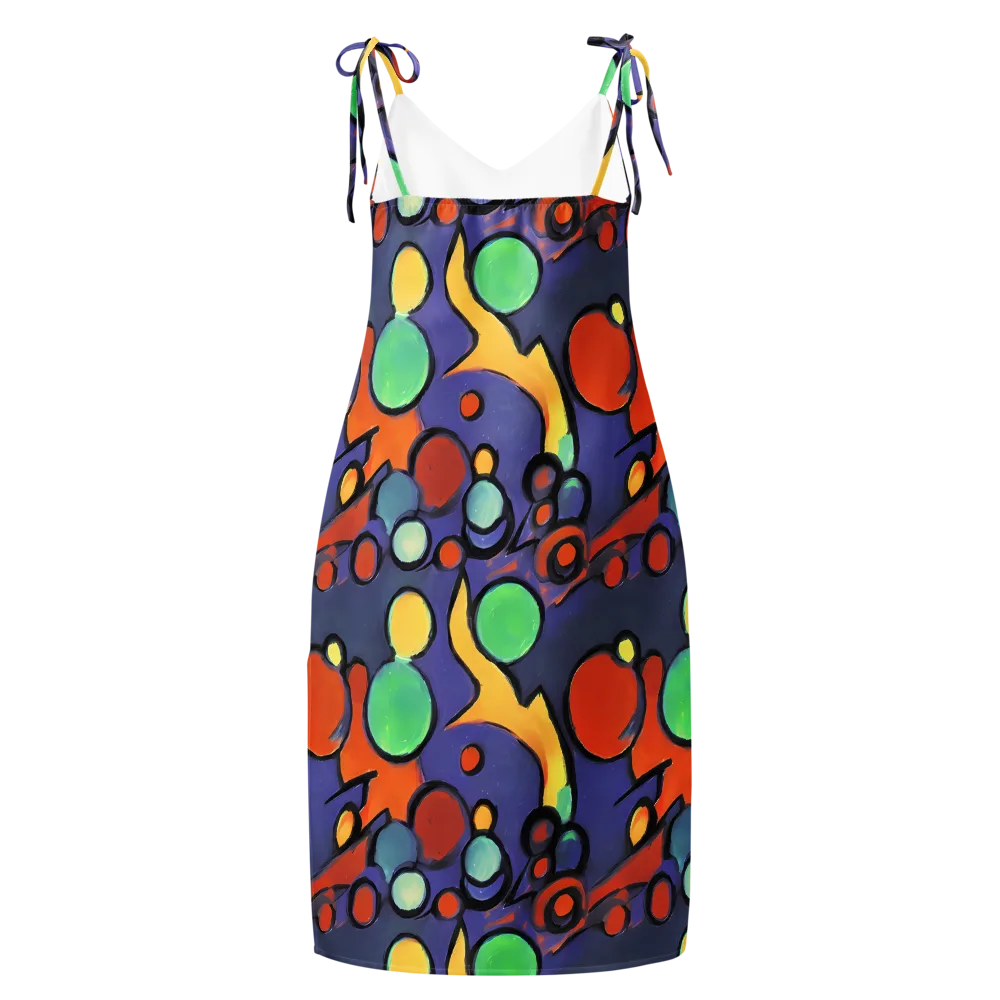 Cosmic Bubblegum on Slip Dress — Back