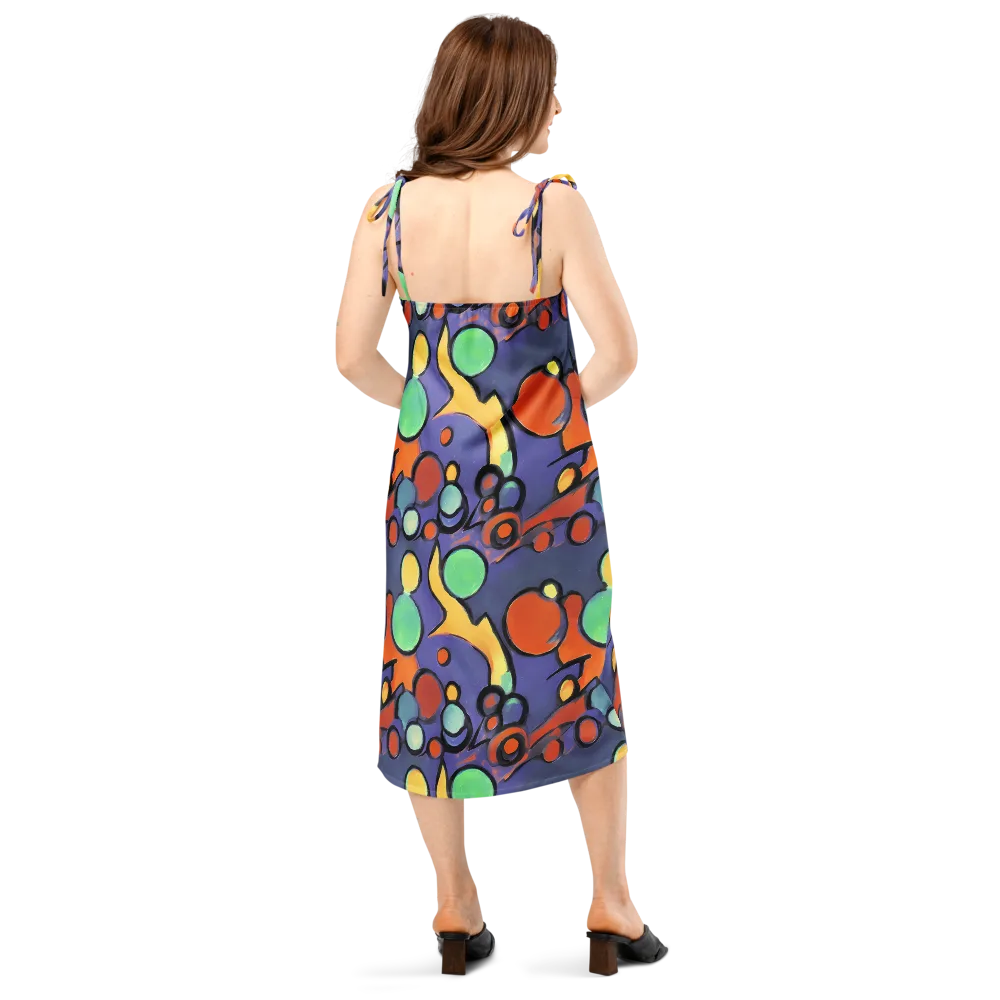 Cosmic Bubblegum on Slip Dress — Back