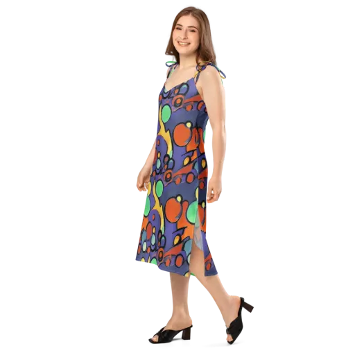 Cosmic Bubblegum on a Slip Dress