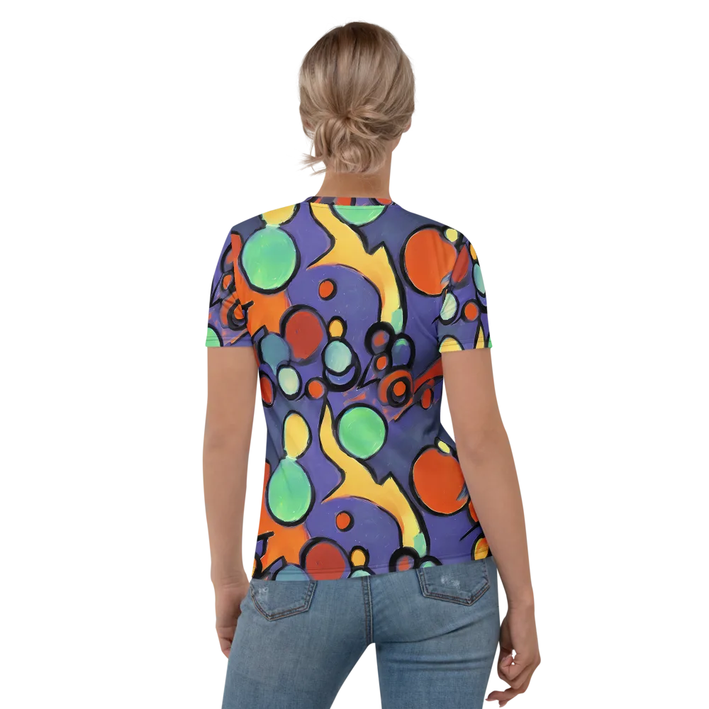 Cosmic Bubblegum on Women's Crew Neck T-Shirt — Back