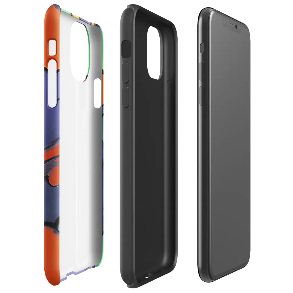Cosmic Bubblegum on Tough Case for iPhone® — Right