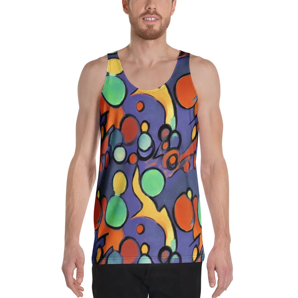 Cosmic Bubblegum on Men's Tank Top — Front