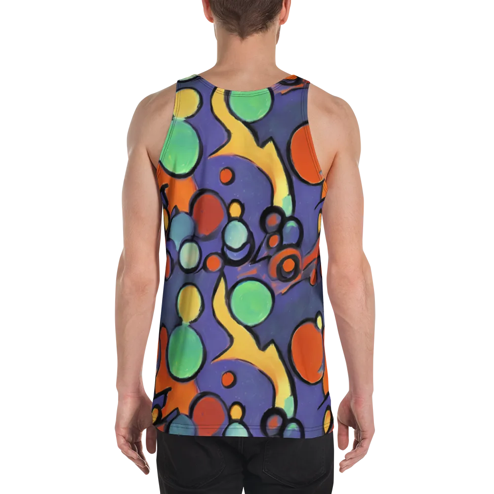 Cosmic Bubblegum on Men's Tank Top — Back
