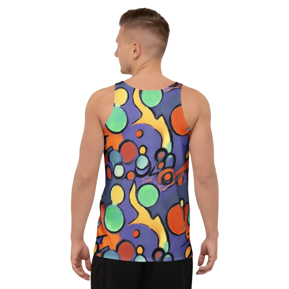 Cosmic Bubblegum on Men's Tank Top — Back