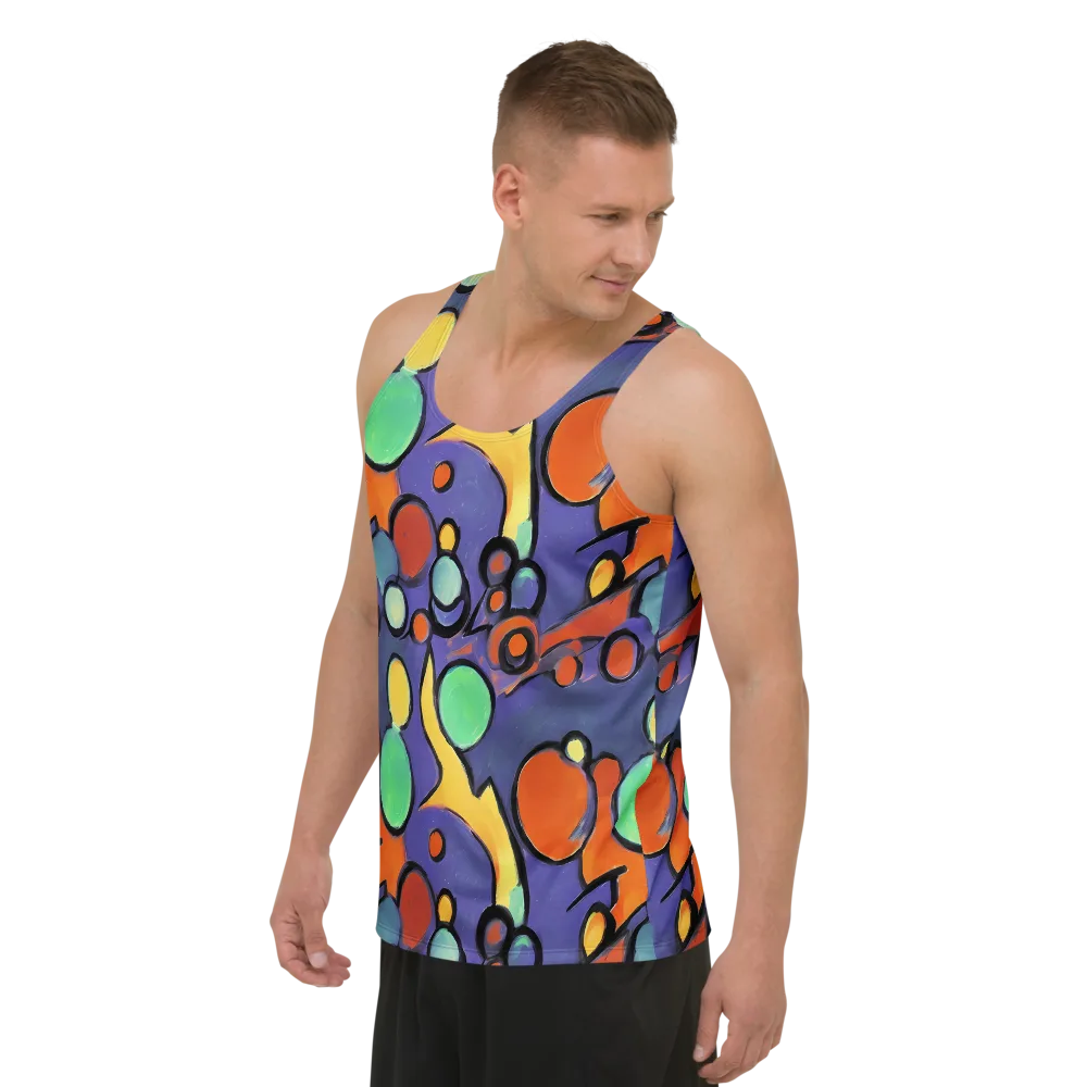 Cosmic Bubblegum on Men's Tank Top — Left Front