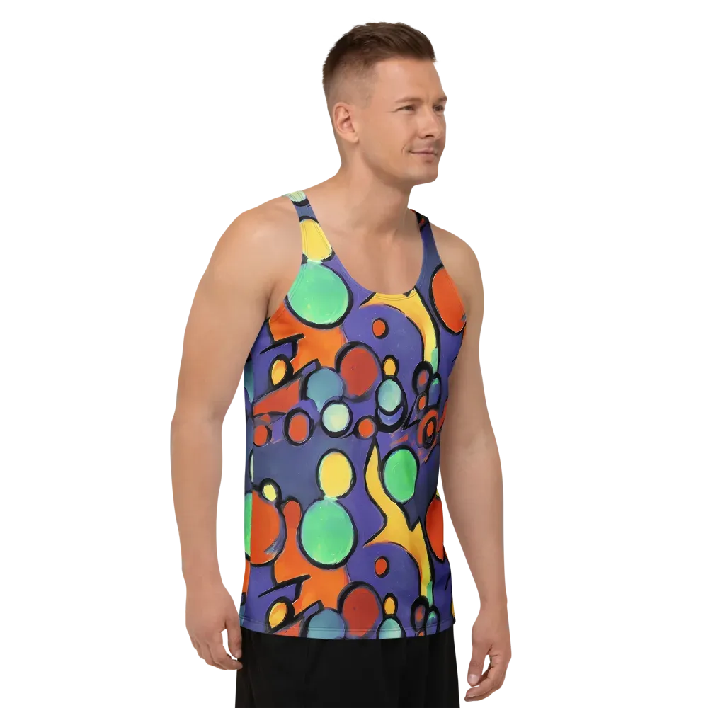 Cosmic Bubblegum on Men's Tank Top — Right Front