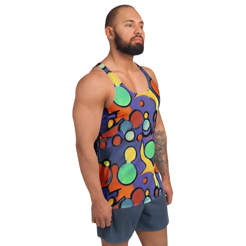 Cosmic Bubblegum on Men's Tank Top — Right Front