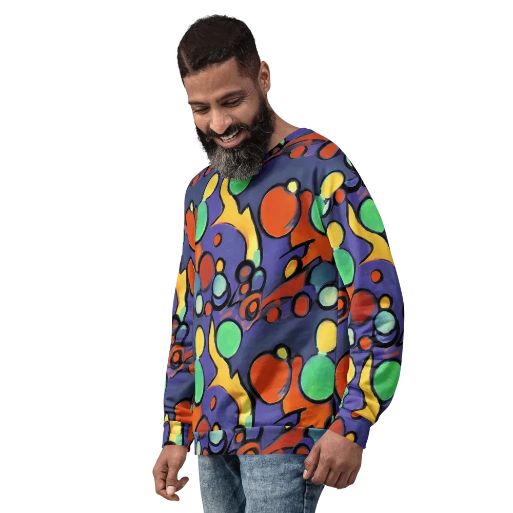 Cosmic Bubblegum on Sweatshirt — Left Front