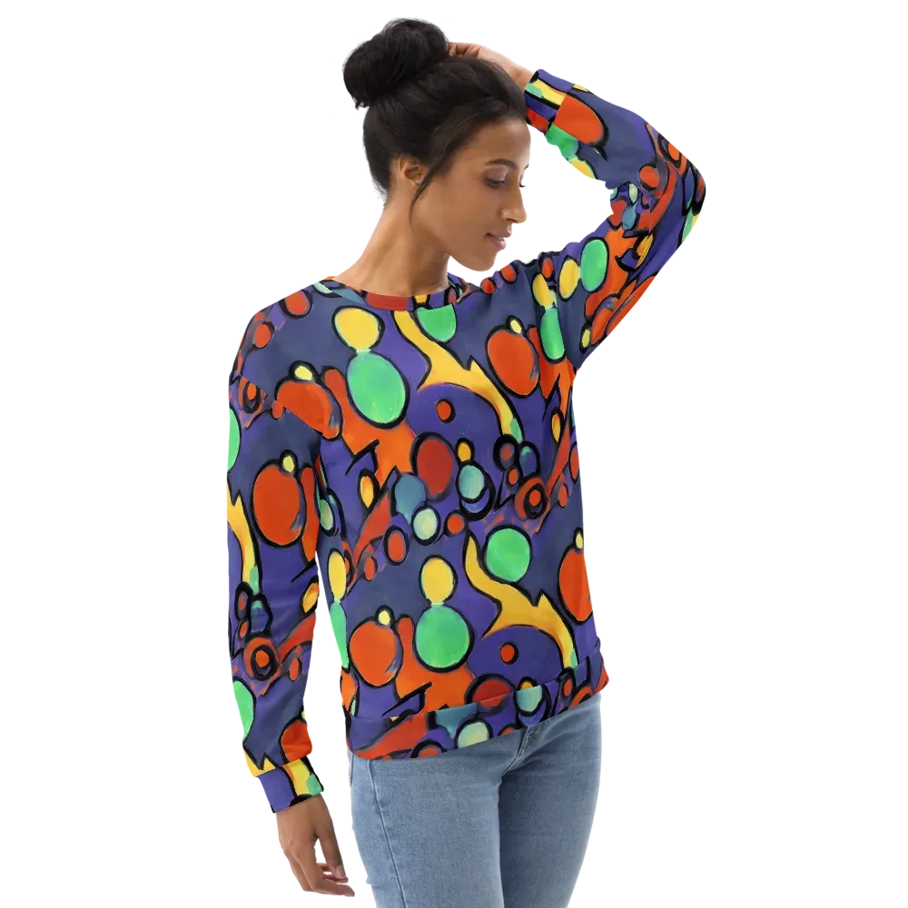 Cosmic Bubblegum on Sweatshirt — Right Front