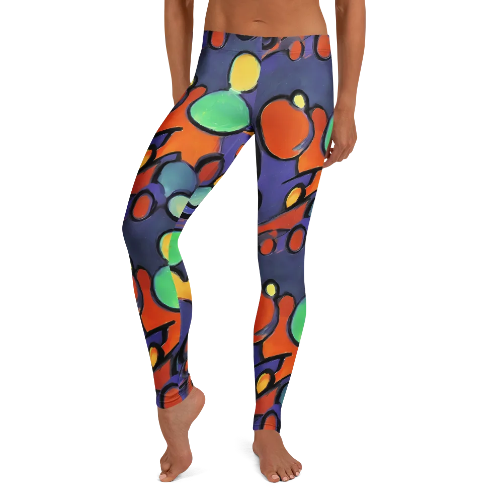 Cosmic Bubblegum on Leggings — Front