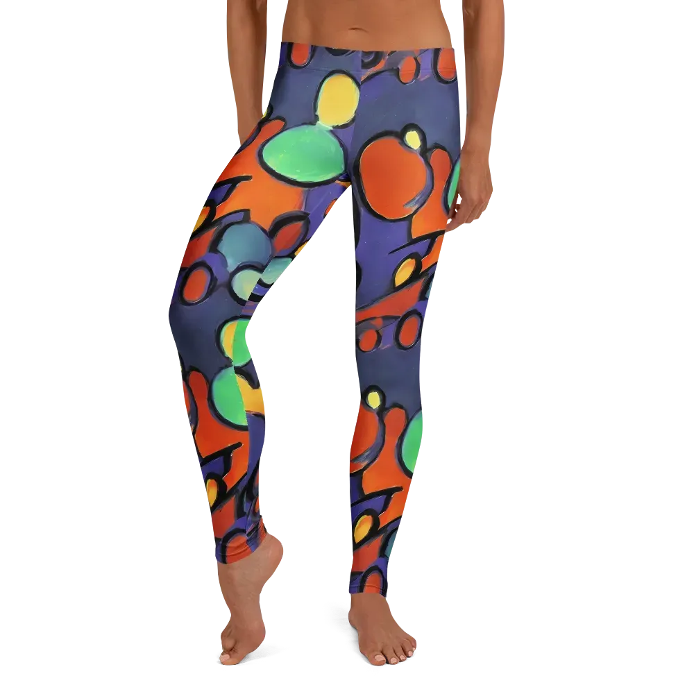 Cosmic Bubblegum on Leggings — Front