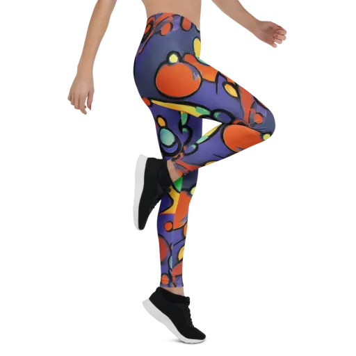 Cosmic Bubblegum on a Leggings