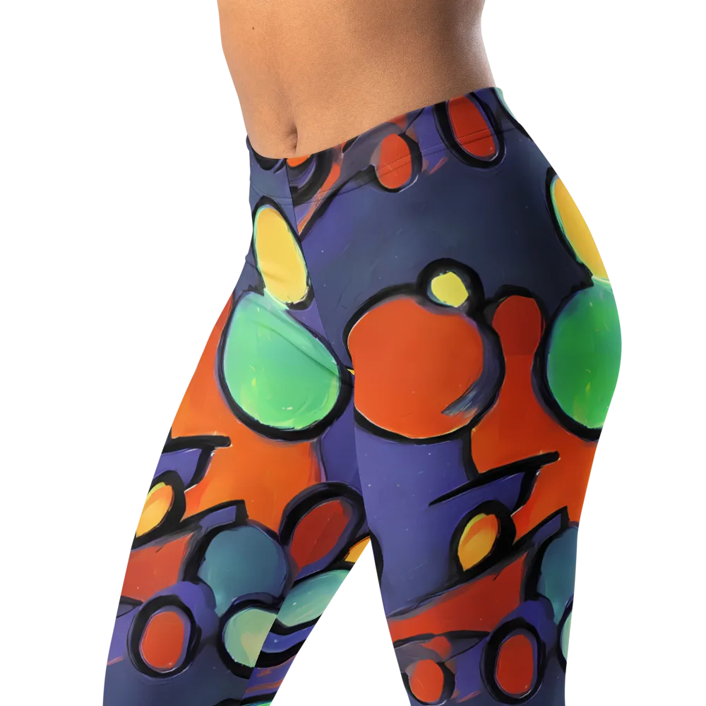 Cosmic Bubblegum on Leggings — Left Front