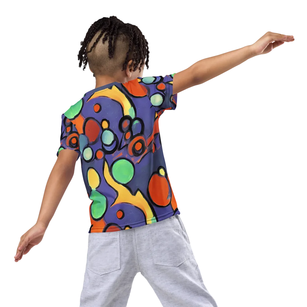 Cosmic Bubblegum on Kids Crew Neck T-Shirt — Back