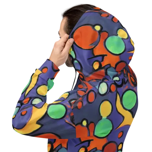 Cosmic Bubblegum on a Hoodie