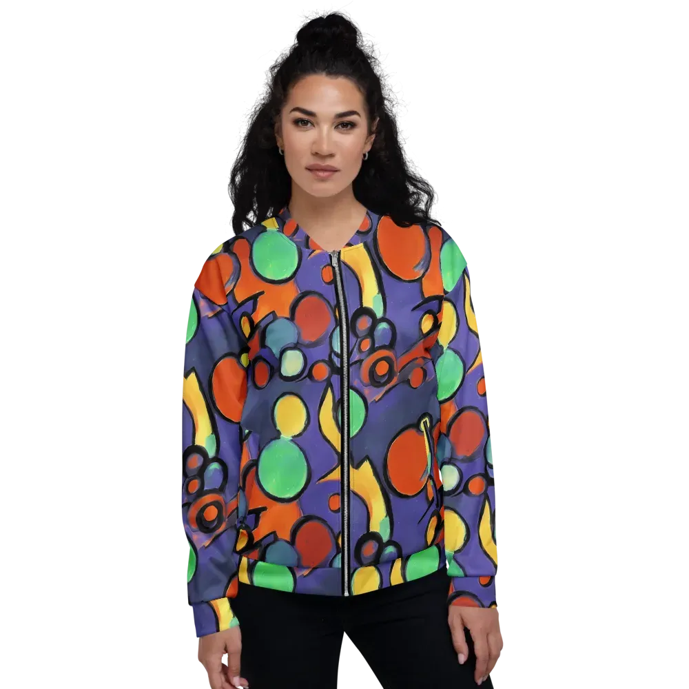 Cosmic Bubblegum on Bomber Jacket — Front