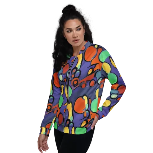 Cosmic Bubblegum on a Bomber Jacket