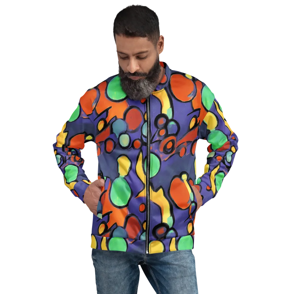 Cosmic Bubblegum on Bomber Jacket — Front