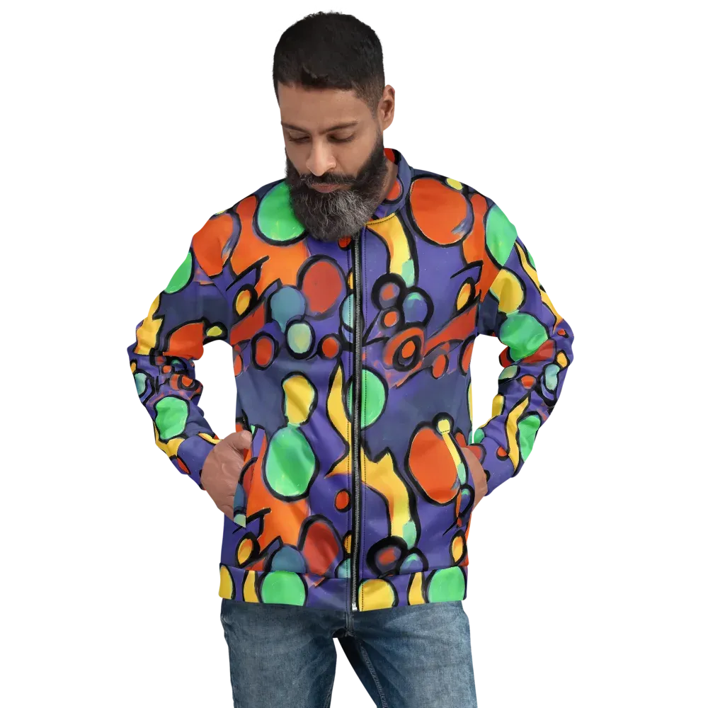 Cosmic Bubblegum on Bomber Jacket — Front