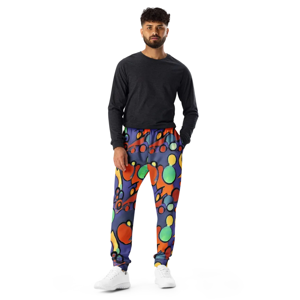 Cosmic Bubblegum on Men's Joggers — Front