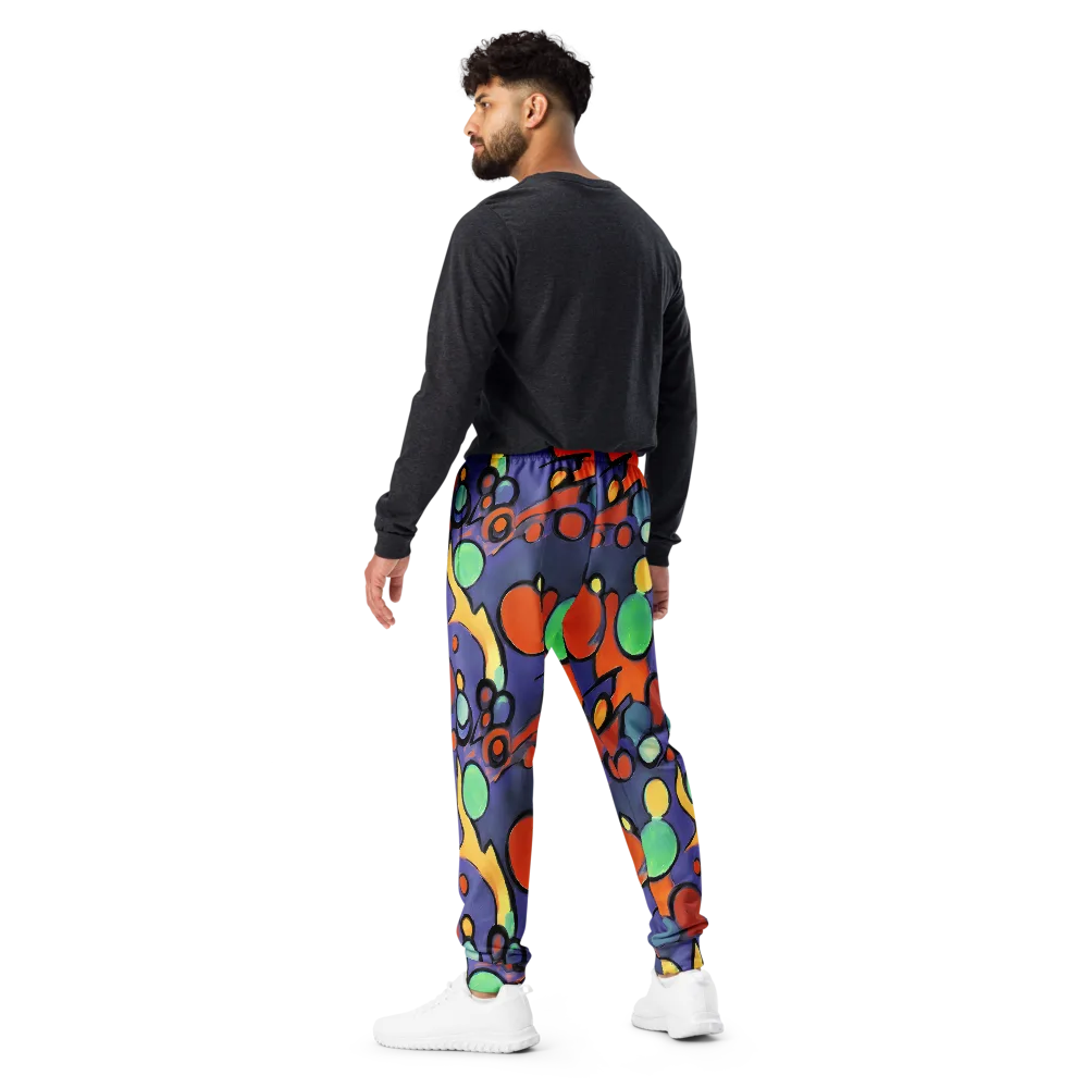 Cosmic Bubblegum on Men's Joggers — Back
