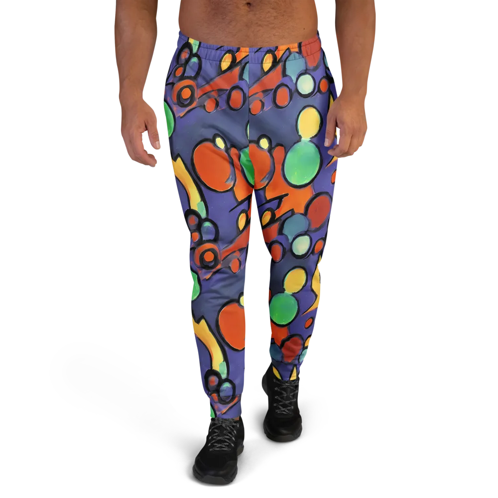 Cosmic Bubblegum on Men's Joggers — Front