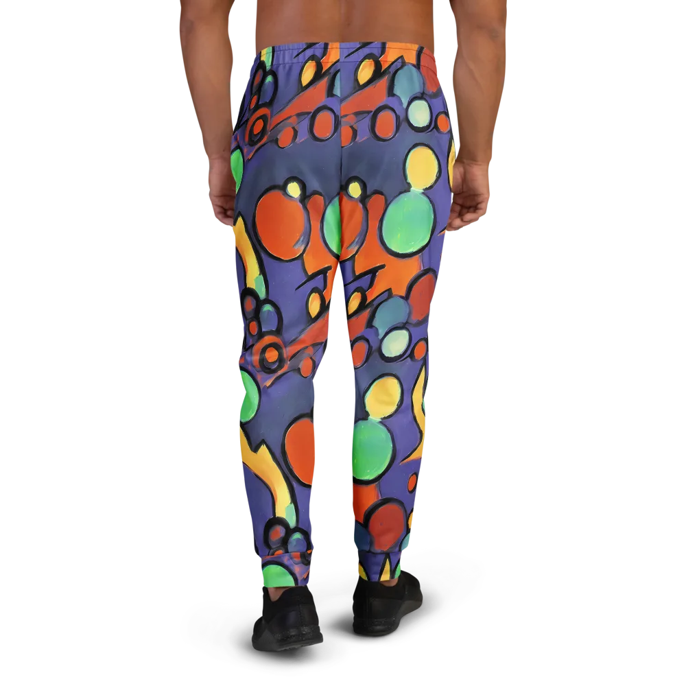 Cosmic Bubblegum on Men's Joggers — Back
