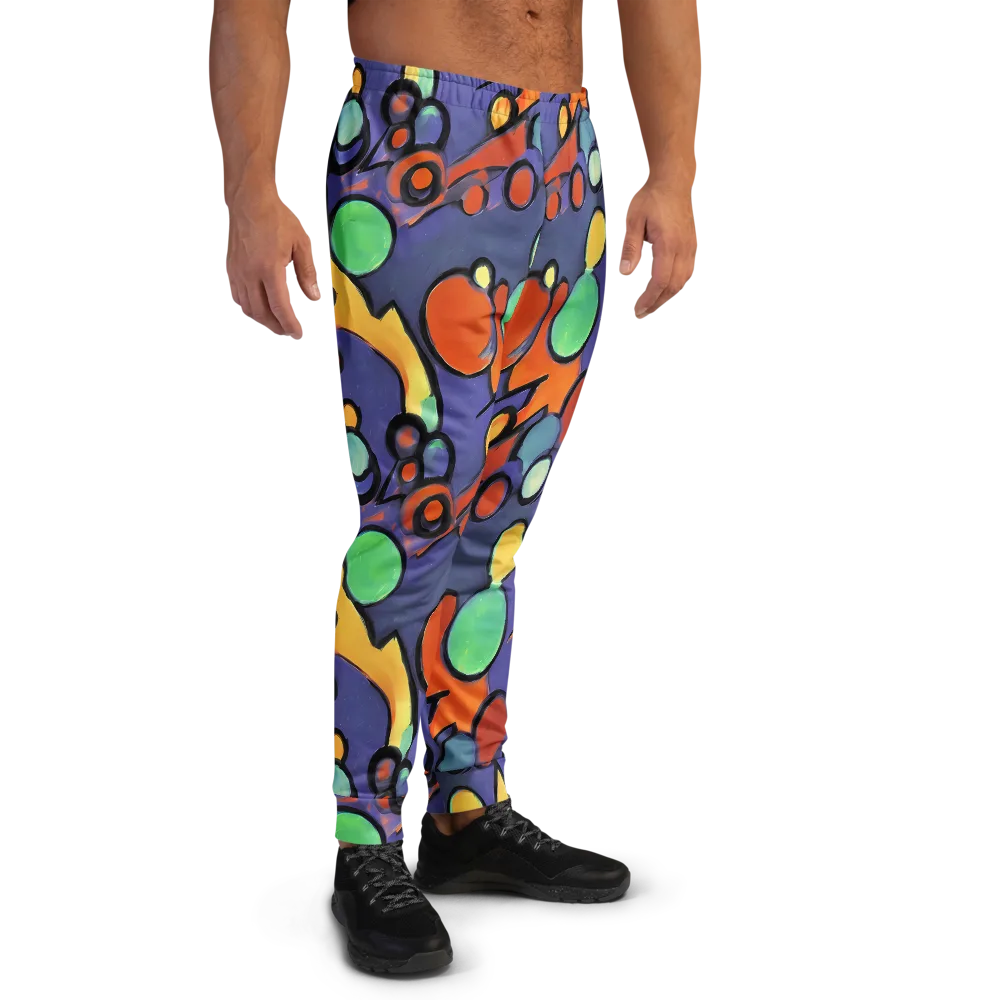 Cosmic Bubblegum on Men's Joggers — Right