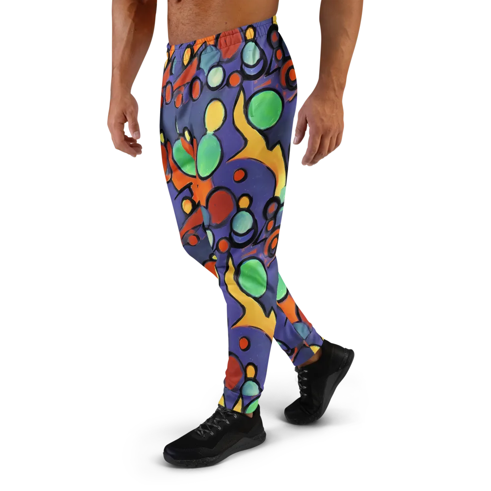 Cosmic Bubblegum on Men's Joggers — Left