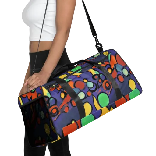 Cosmic Bubblegum on a Duffle Bag