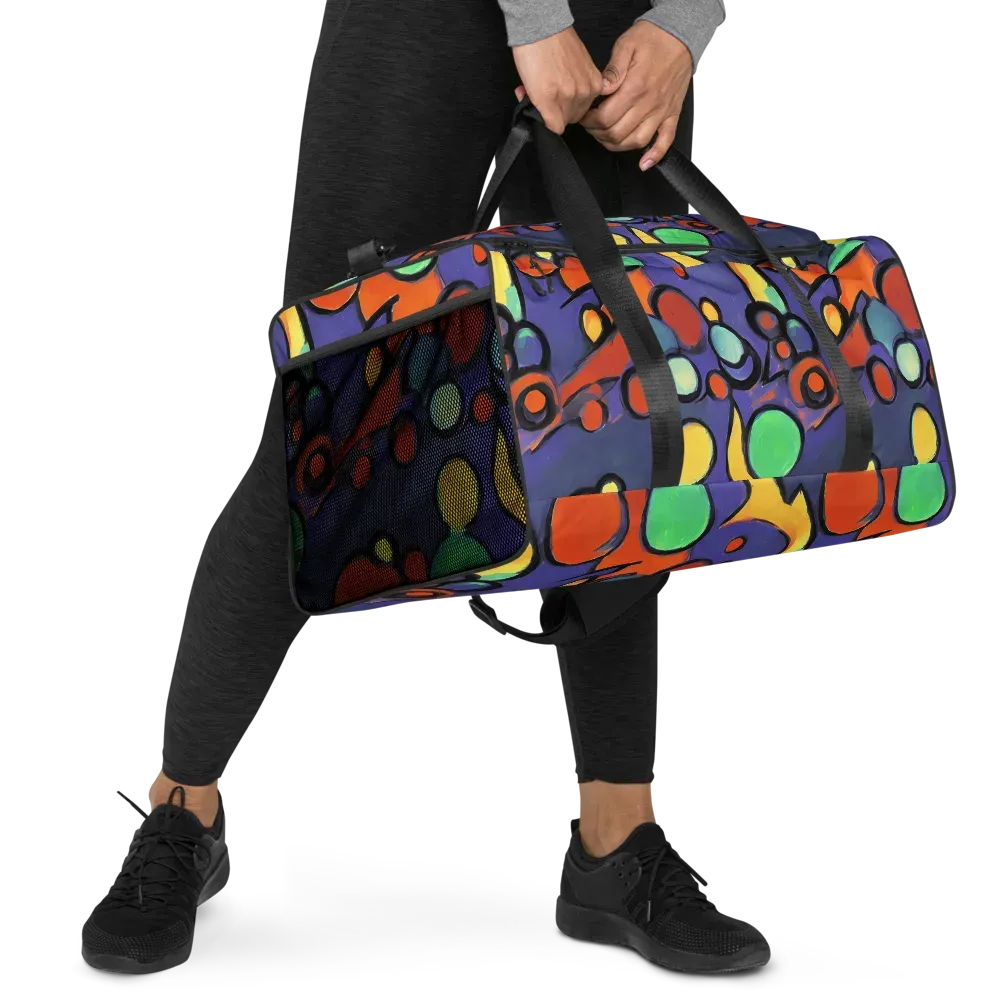 Cosmic Bubblegum on Duffle Bag — Right Front