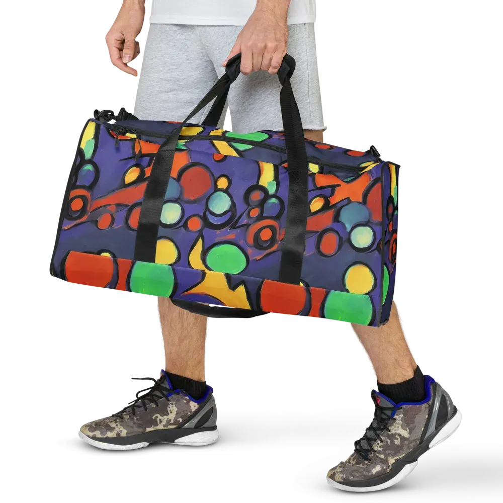 Cosmic Bubblegum on Duffle Bag — Front