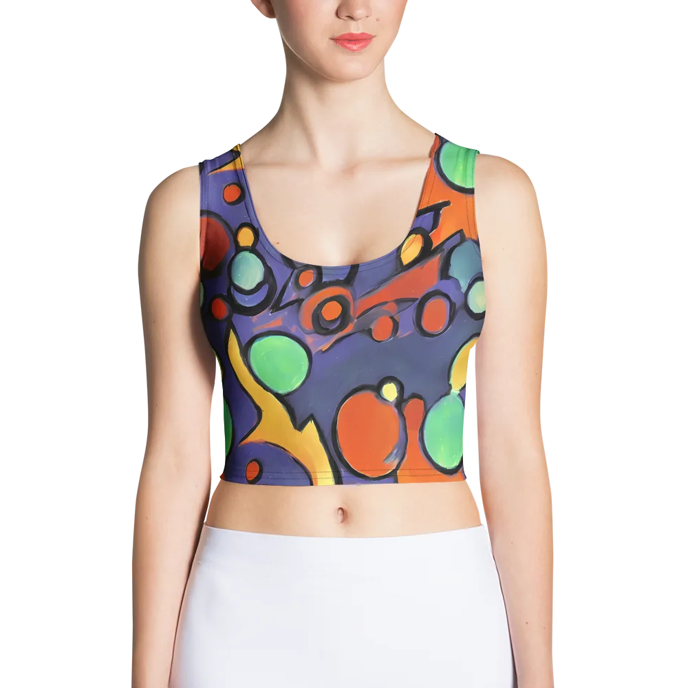 Cosmic Bubblegum on Crop Top — Front