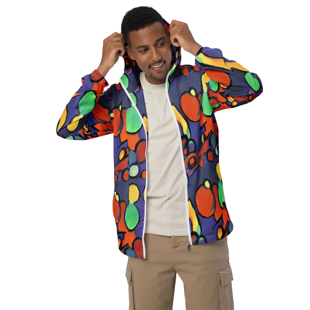 Cosmic Bubblegum on Men's Windbreaker — Front
