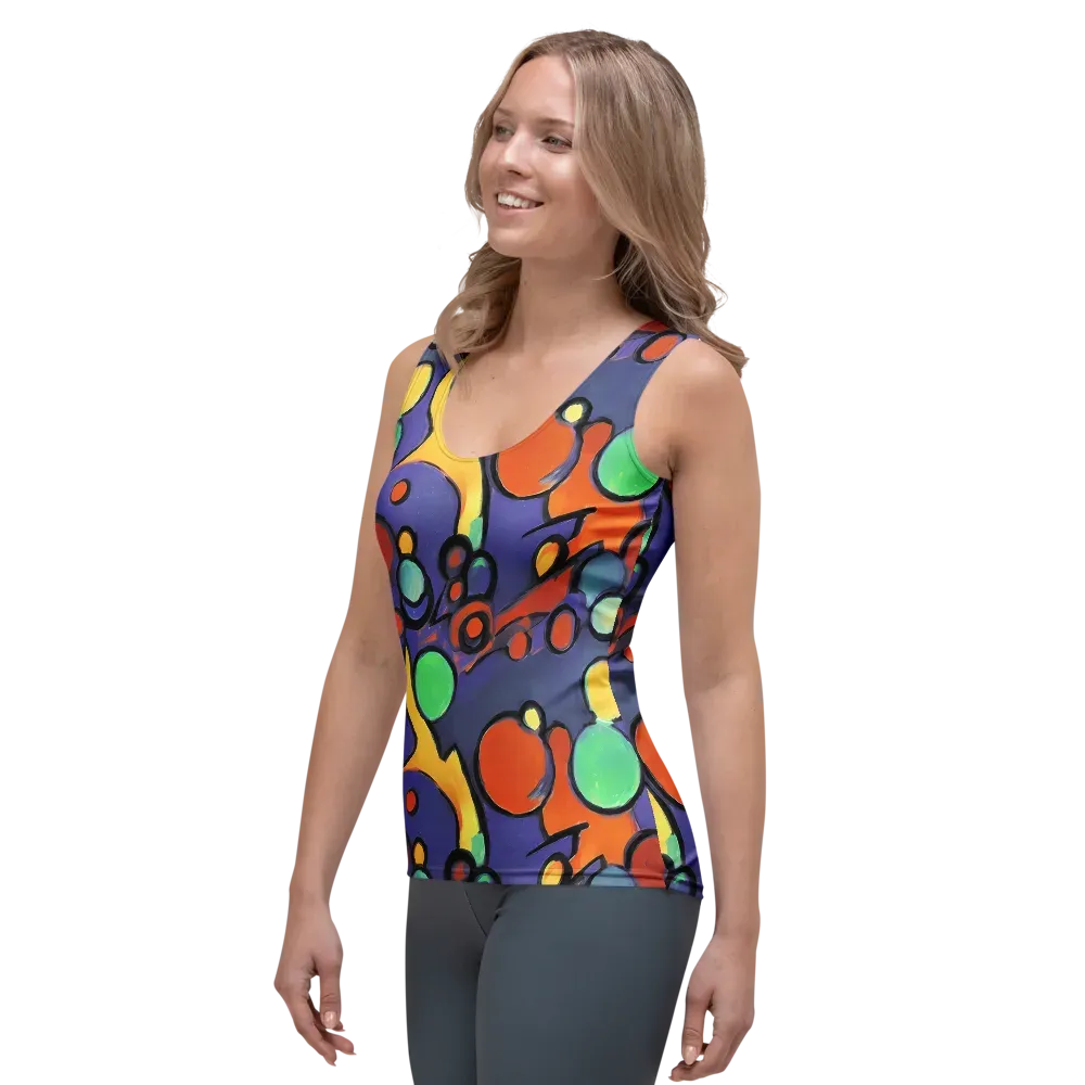 Cosmic Bubblegum on Women's Tank Top — Left Front
