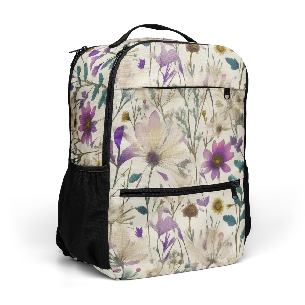 Dusk Botanica on Utility Backpack — Right Front