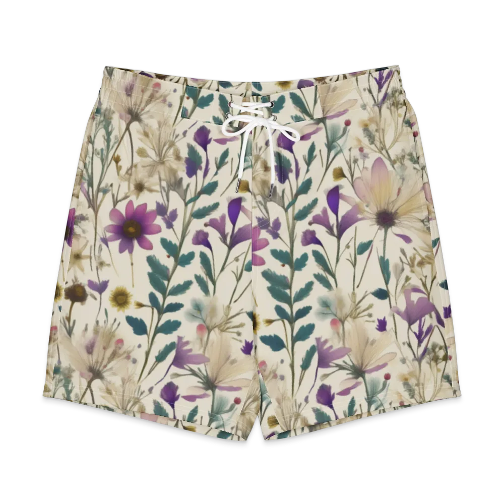 Dusk Botanica on Men's Board Shorts — Front