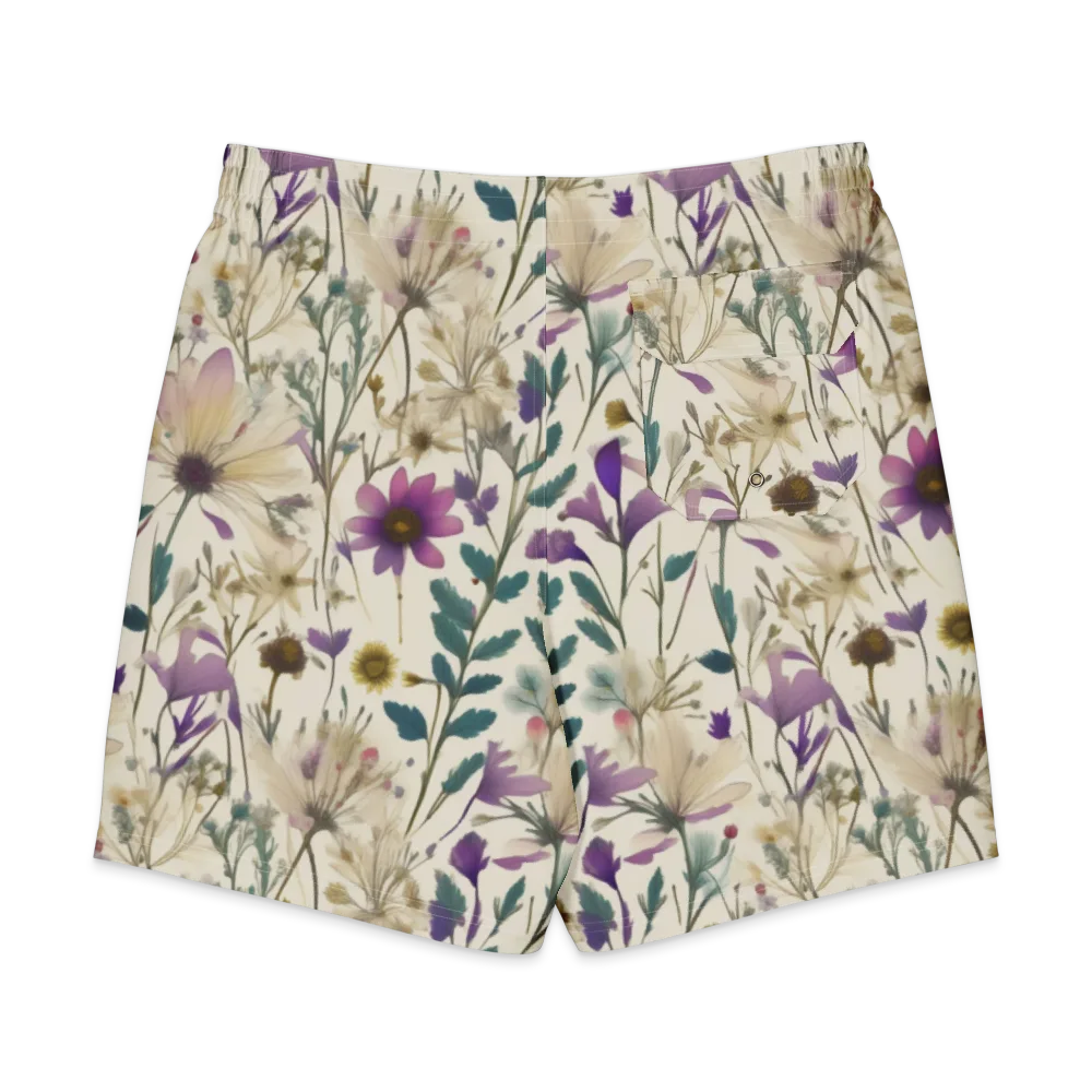 Dusk Botanica on Men's Board Shorts — Back