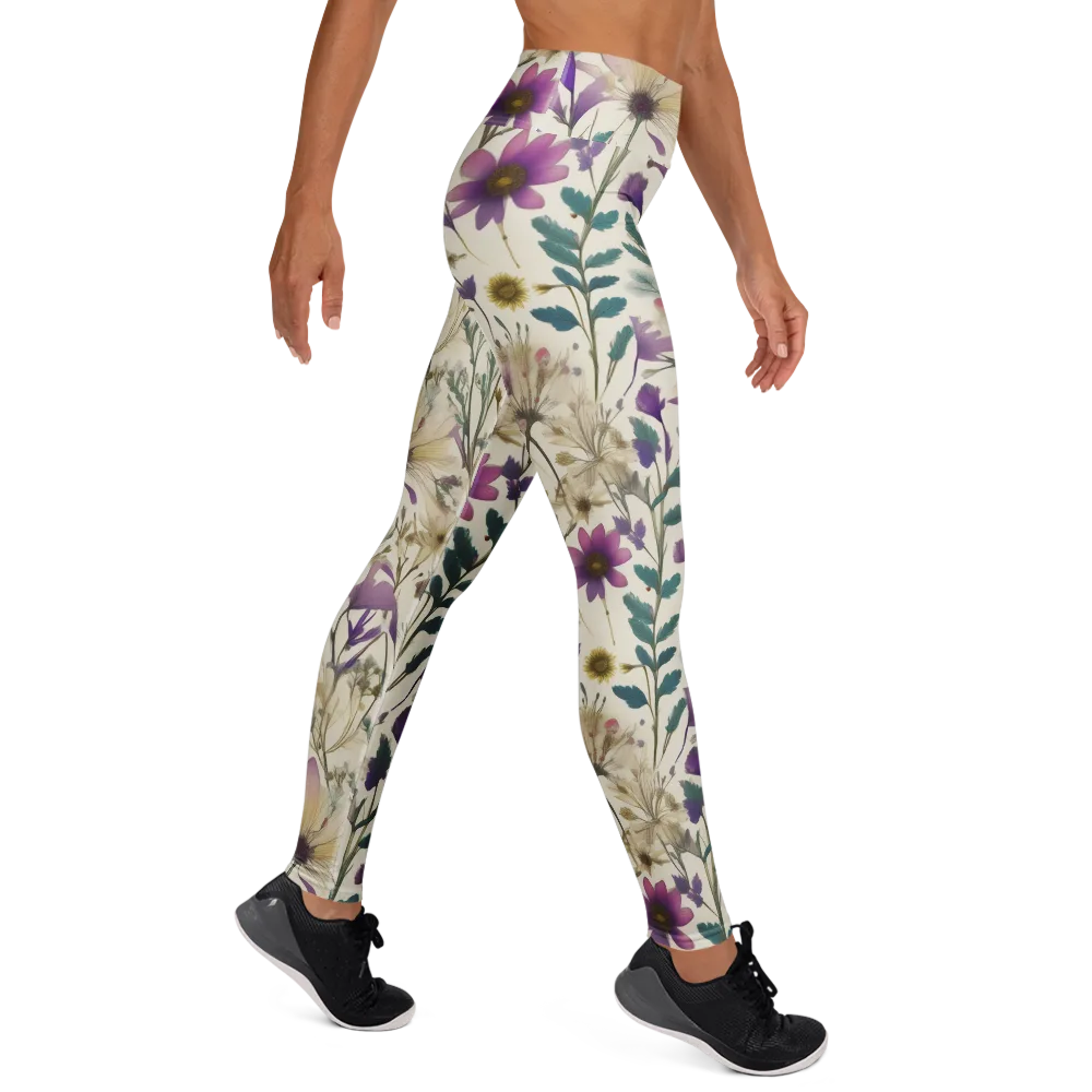 Dusk Botanica on Yoga Leggings — Right