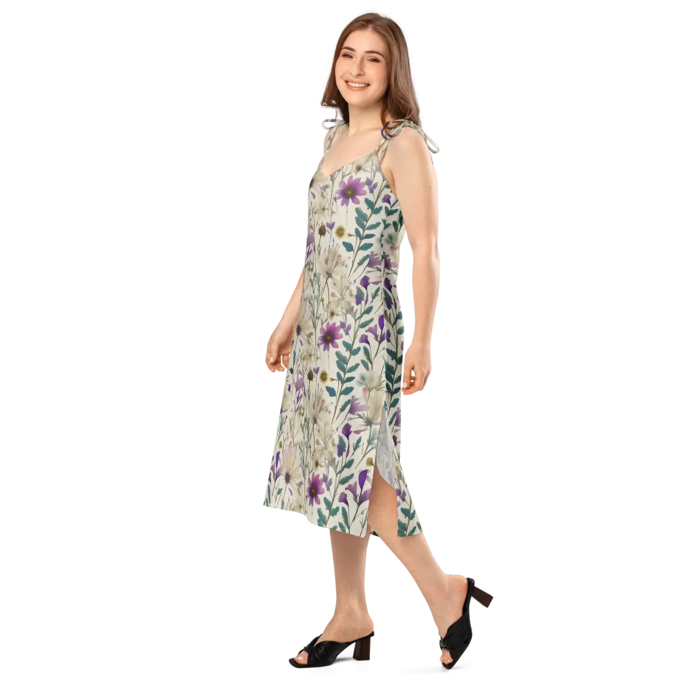 Dusk Botanica on Slip Dress — Left Front