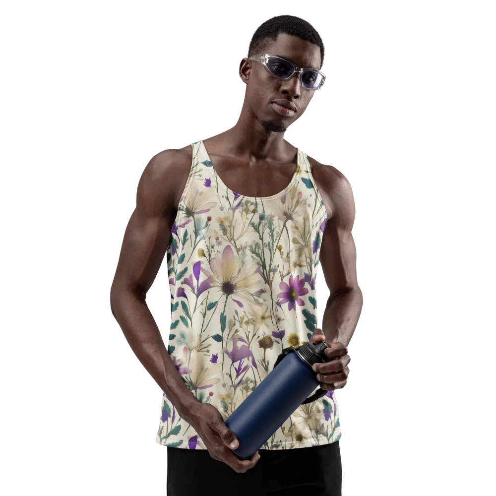 Dusk Botanica on Men's Tank Top — Front