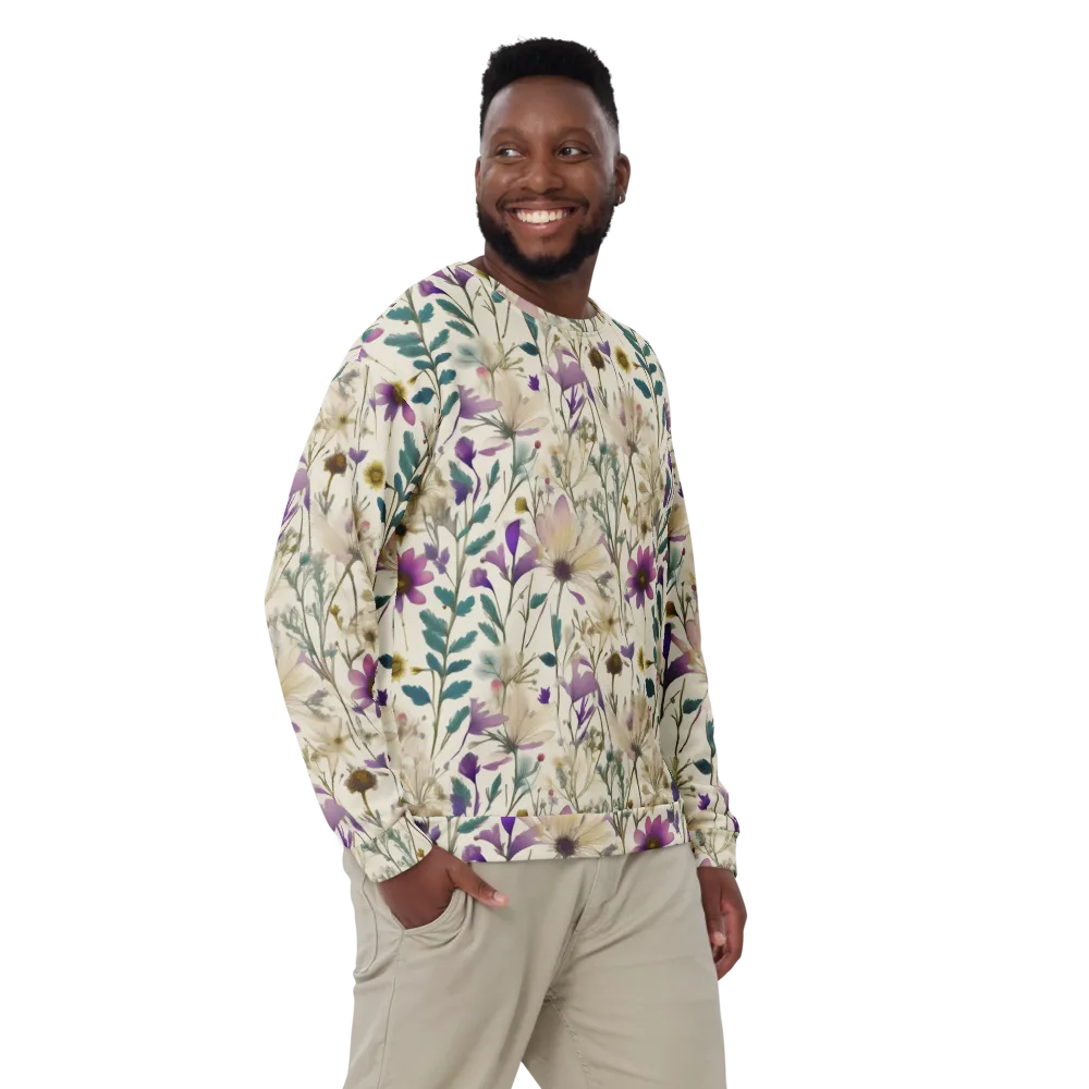 Dusk Botanica on Sweatshirt — Front