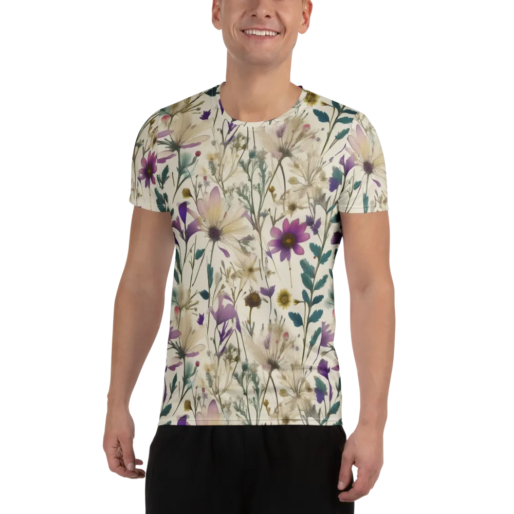 Dusk Botanica on Men's Athletic T-Shirt — Front