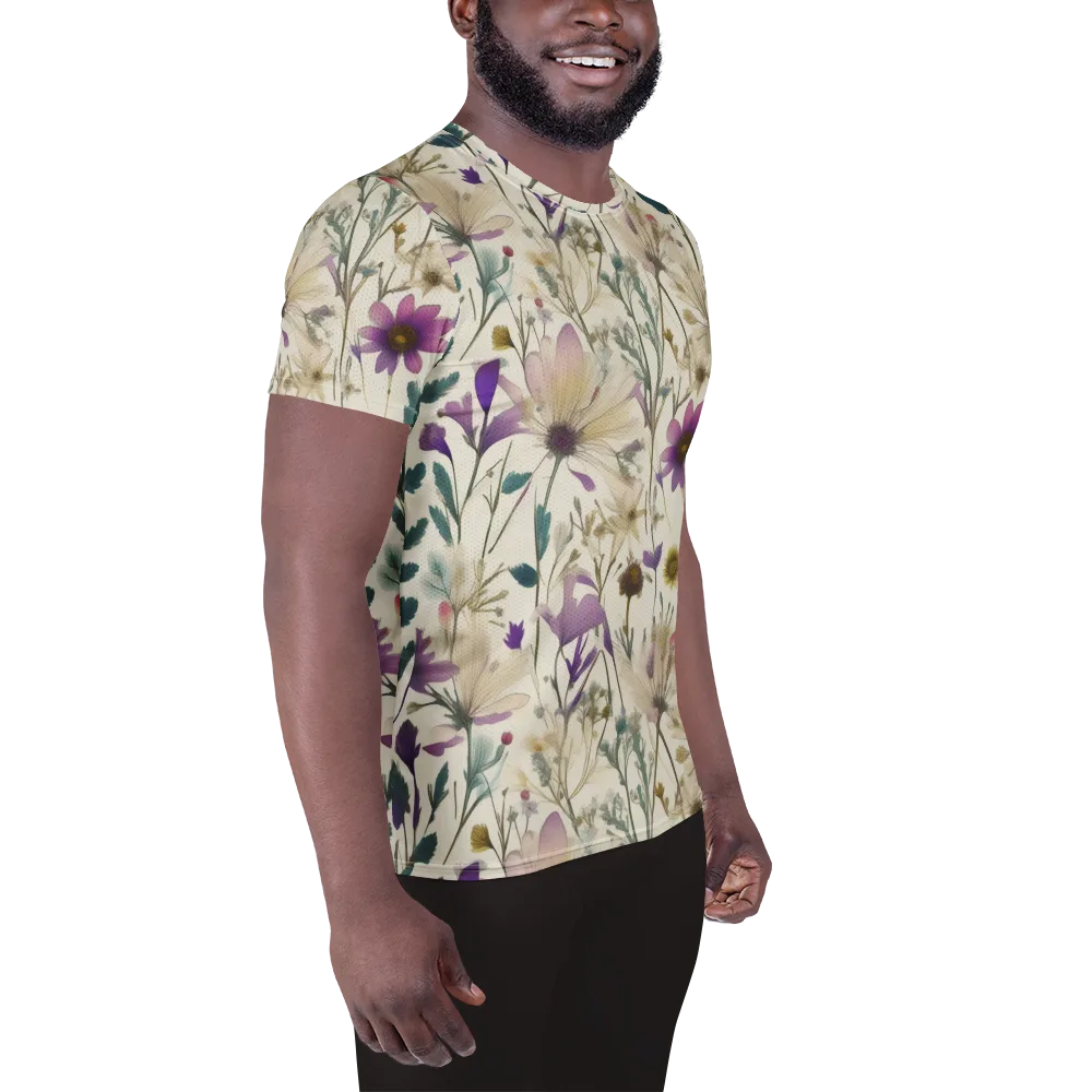 Dusk Botanica on Men's Athletic T-Shirt — Right