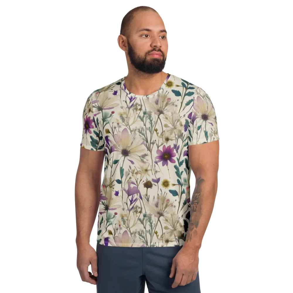 Dusk Botanica on Men's Athletic T-Shirt — Front